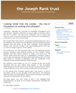 The Joseph Rank Trust Blog